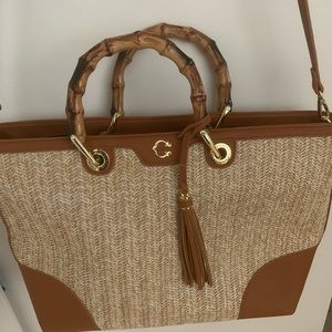 C. Wonder Juno Faux Straw Tote Bag